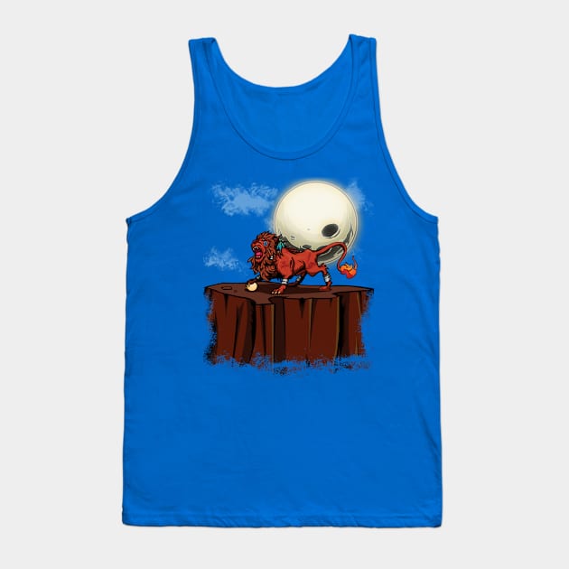 Red XIII Tank Top by Beanzomatic